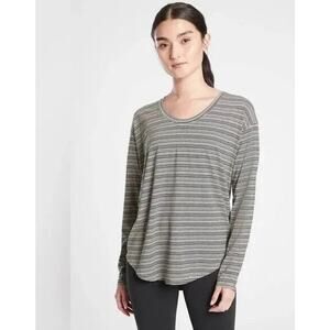 Athleta Cloudlight Stratus Striped Top